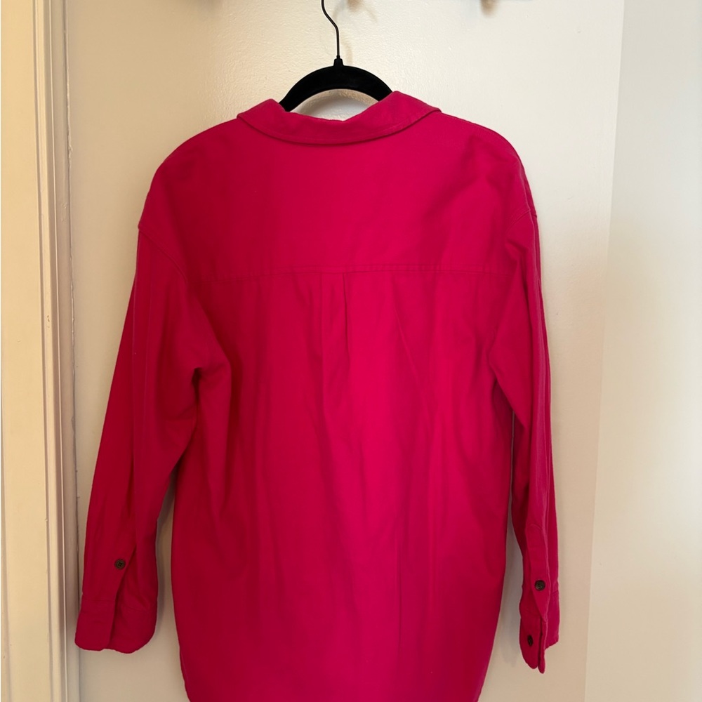 Universal Thread Hot Pink Button-Up Shirt - Picture 2 of 6